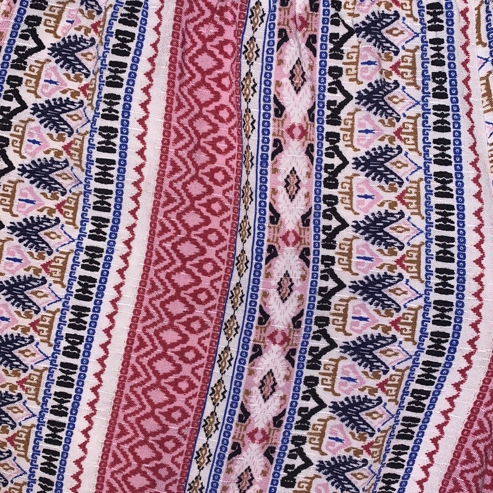 Pink Rose Boho Soft Shorts - Picture 2 of 3